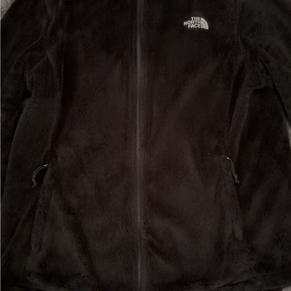 The North Face Black Plush Logo Fleece